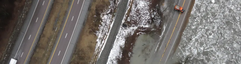 Winooski River Ice Jam